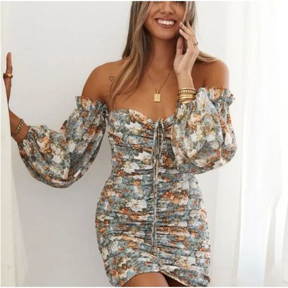 Hello Molly Dresses & Skirts - HELLO MOLLY Basque Country Dress Sage Size US 2